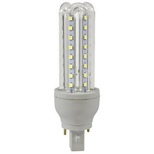 5.43 Inch 85- 265V 9W 3000K Tubular Light G24/2-Pin Base Replacement Lamp