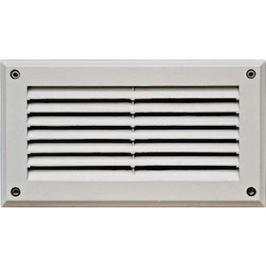 Outdoor Recessed Louver Step Light Cover Plate