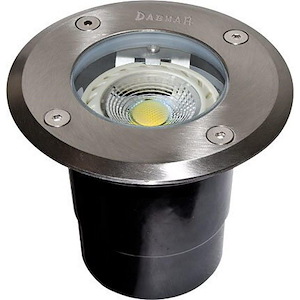 4.31 Inch 5W 1 LED Round In-Ground Well Light with Stainless Steel Top
