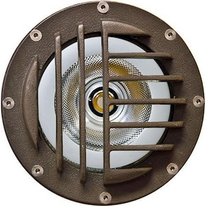 8.66 Inch 18W 1 LED In-Ground Spot Well Light with Convex Grill
