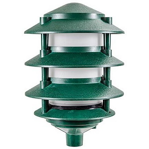 8.5 Inch 12W 1 Led 4-Tier Pagoda Light With 6 Inch Top