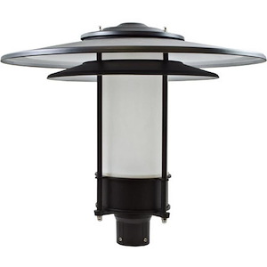21 Inch 30W 1 LED Large Hat Top Post Mount