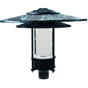 25.5 Inch 30W 1 Led Large Hat Top Post Mount