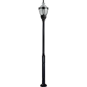 159 Inch 120W 1 LED Clear Top Acorn Post Mount
