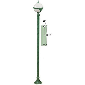 Natalie Collection One Light Post