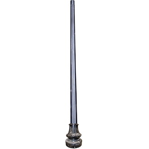 Accessory - 10&#39; Fluted Post With Decorative Base