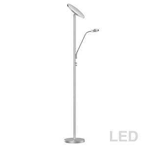 MotherandSon - 72 Inch 23W 3 LED Floor Lamp - 724182