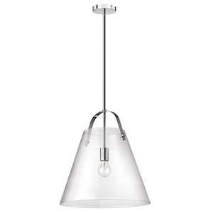 Polly - 1 Light Pendant In Contemporary Style-18 Inches Tall and 17 Inches Wide