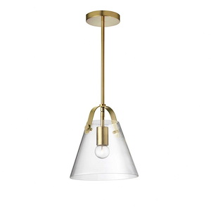 Polly - 1 Light Pendant In Contemporary Style-9.75 Inches Tall and 9 Inches Wide - 1294392