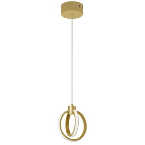 Parson - 14W 1 LED Pendant In Contemporary Style-7.5 Inches Tall and 6.25 Inches Wide - 856710