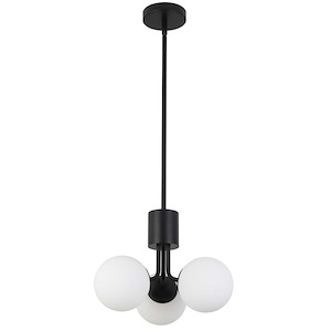 Amanda - 3 Light Chandelier In Contemporary Style-10.5 Inches Tall and 15 Inches Wide