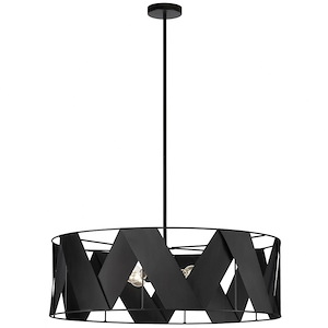 Cardano - 4 Light Chandelier In Transitional Style-10 Inches Tall and 30 Inches Wide