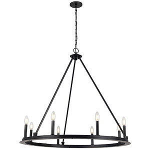 Colby - 8 Light Chandelier In Transitional Style-33 Inches Tall and 36 Inches Wide - 1263081