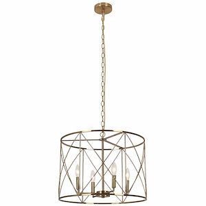 Calah - 4 Light Chandelier-14 Inches Tall and 20 Inches Wide - 1331613