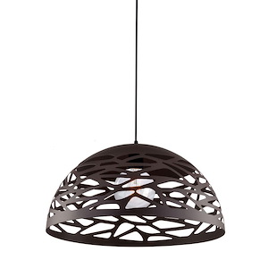 Coral - 1 Light Pendant-8.75 Inch Tall and 16 Inch Wide - 1421174
