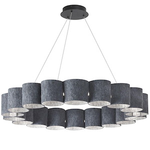 Chantel - 63W 1 LED Chandelier In Modern Style-5 Inches Tall and 36 Inches Wide