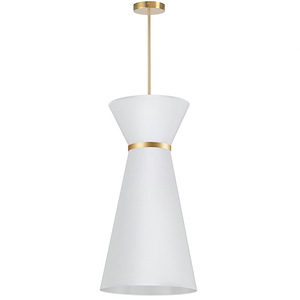 Caterine - 1 Light Pendant In  Style-28 Inches Tall and 14 Inches Wide