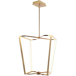 Curant - 60W 1 LED Chandelier In Modern Style-22.75 Inches Tall and 20.75 Inches Wide - 1263094