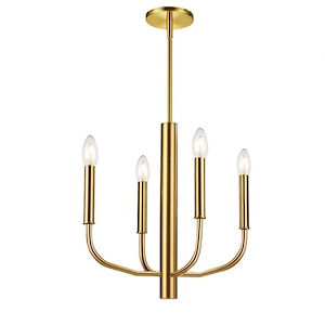 Eleanor - 4 Light Chandelier In Transitional Style-16 Inches Tall and 16 Inches Wide - 1263101