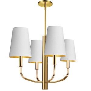 Eleanor - 4 Light Chandelier In  Style-17 Inches Tall and 21 Inches Wide - 1294436
