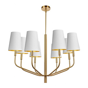 Eleanor - 8 Light Chandelier In  Style-28 Inches Tall and 36 Inches Wide - 1294531