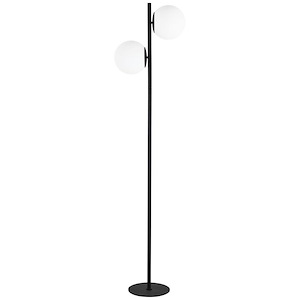 Folgar - 2 Light Floor Lamp In Contemporary Style-66.75 Inches Tall and 9.75 Inches Wide