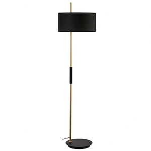 Fitzgerald - 1 Light Floor Lamp In Modern Style-62 Inches Tall and 16 Inches Wide
