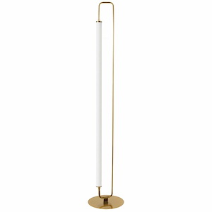 Freya - 32W 1 LED Floor Lamp-59 Inches Tall and 11 Inches Wide