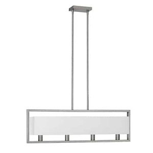 Larkin - 4 Light Horizontal Pendant In Modern Style-10 Inches Tall and 6 Inches Wide