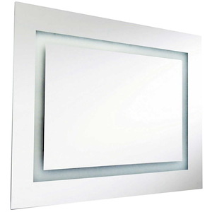 49W 1 LED Illuminated Mirror In Modern Style-48 Inches Tall and 36 Inches Wide