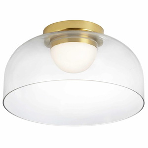 Nadine - 10W 1 LED Flush Mount-6.25 Inches Tall and 11.75 Inches Wide