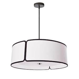 Notched Drum - 4 Light Pendant