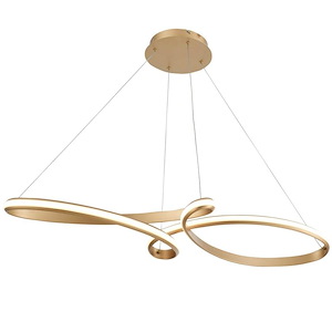 Nola - 50W 1 LED Pendant In Contemporary Style-3 Inches Tall and 43.5 Inches Wide