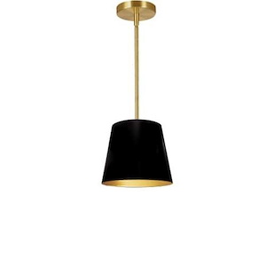 Oversized Drum - 1 Light Drum Pendant with Oversized X-Small Drum Shade and Stem Hung - 1052882