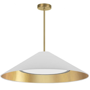 Padme - 30W 1 LED Pendant In Contemporary Style-8 Inches Tall and 26 Inches Wide