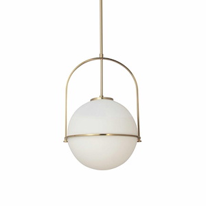 Paola - 1 Light Pendant In Contemporary Style-17 Inches Tall and 11.5 Inches Wide - 1263123