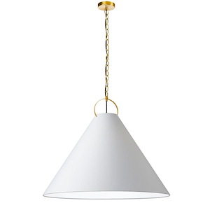 Princeton - 1 Light Pendant In Contemporary Style-25.5 Inches Tall and 32 Inches Wide - 1263128