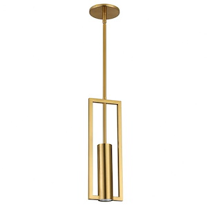 Pauline - 1 Light Pendant In Modern Style-15 Inches Tall and 5 Inches Wide
