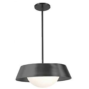 Palatine - 15W 1 LED Pendant In Contemporary Style-5.25 Inches Tall and 17.25 Inches Wide
