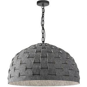 Priscilla - 1 Light Pendant In Modern Style-13 Inches Tall and 24 Inches Wide