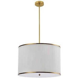 Prudy - 4 Light Pendant In  Style-16 Inches Tall and 24 Inches Wide