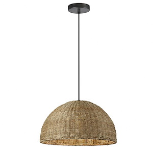 Pourel - 1 Light Pendant In Transitional Style-8 Inches Tall and 15.75 Inches Wide