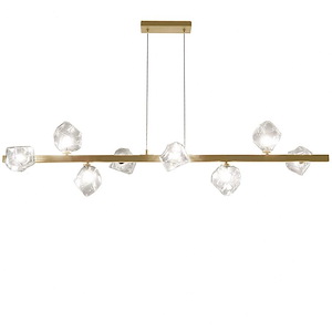 Pearlene - 8 Light Pendant In Contemporary Style-12.75 Inches Tall and 54 Inches Wide