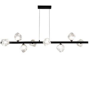 Pearlene - 8 Light Pendant In Contemporary Style-12.75 Inches Tall and 54 Inches Wide