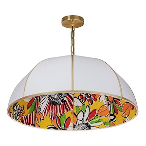 Parasol - 1 Light Pendant In Contemporary Style-11 Inches Tall and 26 Inches Wide