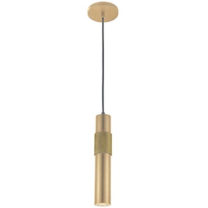 Passwell - 1 Light Pendant In Modern Style-12 Inches Tall and 2.25 Inches Wide