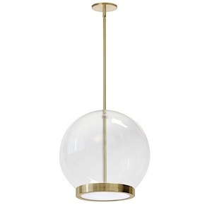 Picotas - 15W 1 LED Pendant In Modern Style-12 Inches Tall and 12 Inches Wide