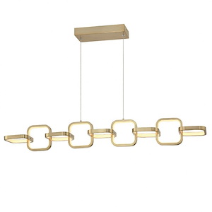 Patsy - 59W 1 LED Horizontal Pendant-5.5 Inches Tall and 43.25 Inches Wide