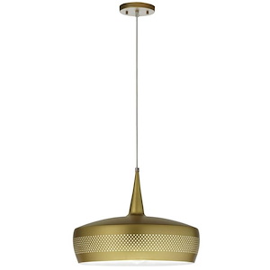 Pixie - 1 Light Pendant In Transitional Style-12 Inches Tall and 16 Inches Wide