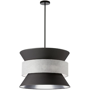 Questa - 4 Light Pendant In  Style-16 Inches Tall and 24 Inches Wide